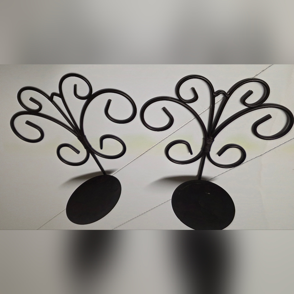 Metal Wall Candle Sconce Holder Set of 2 Hanging Wall Mounted 10”H X 10”W X 5” D